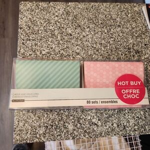 MSPCI NEW 80 Sets of Blank Thank You or Other Cards with Envelopes